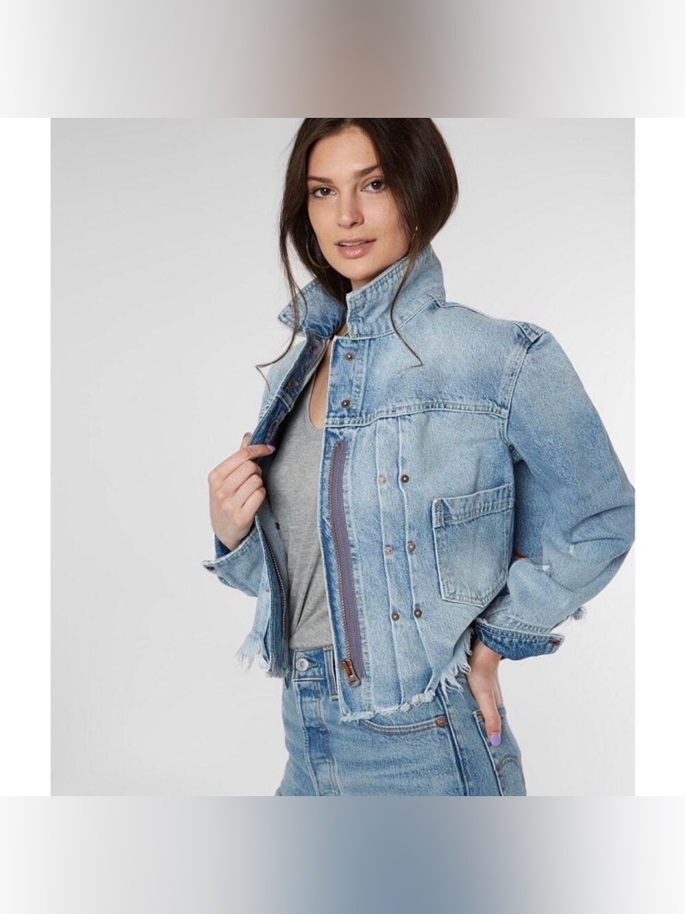 Free People Dillon Denim Jacket
